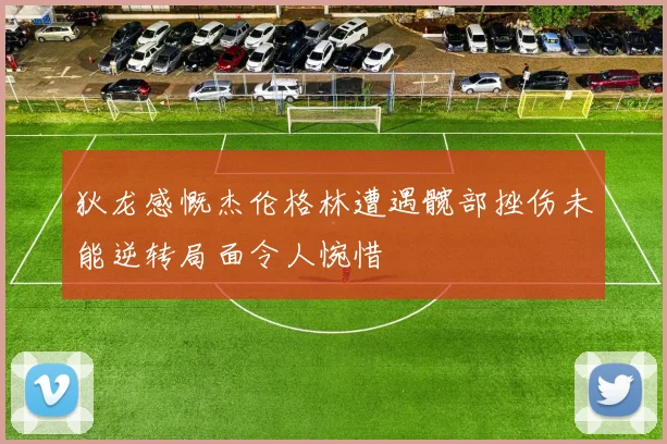 狄龙感慨杰伦格林遭遇髋部挫伤未能逆转局面令人惋惜